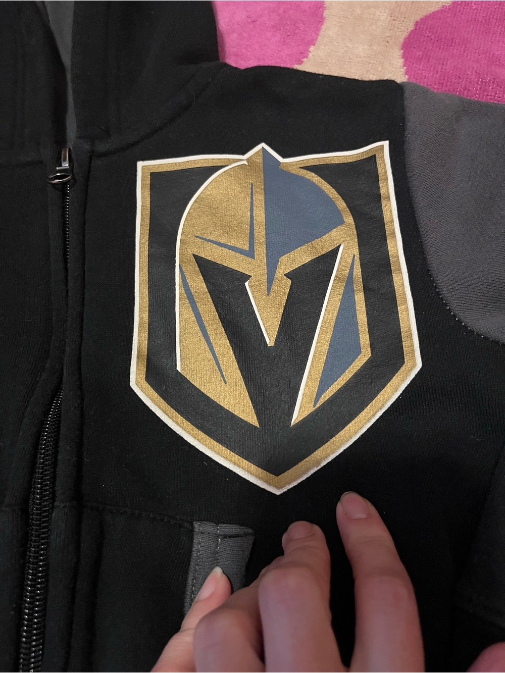 NHL Vegas Golden Knights Preschool Face Off Full-Zip Hoodie - Picture 4 of 14